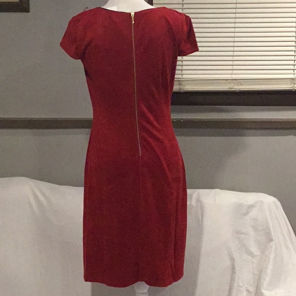 Versona Faux Suede Dress. - Picture 4 of 8